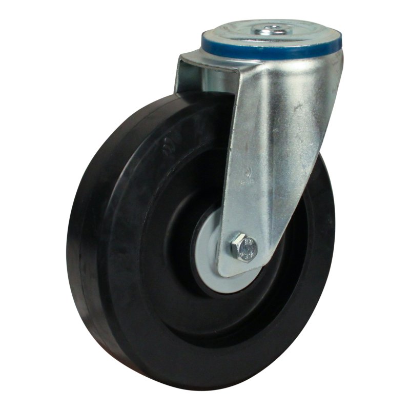 roulette pivotante 200mm série 07 ᠆ 15 trou pour boulon roulement à billes