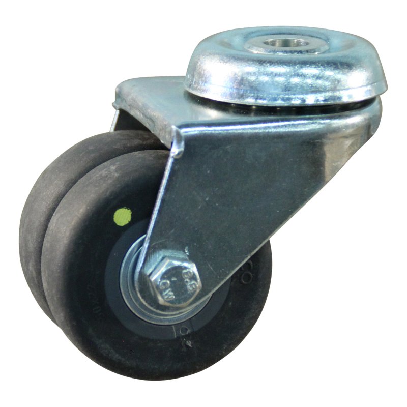 roulette pivotante 50mm serie 93 ᠆ 42 trou pour boulon roulement à billes