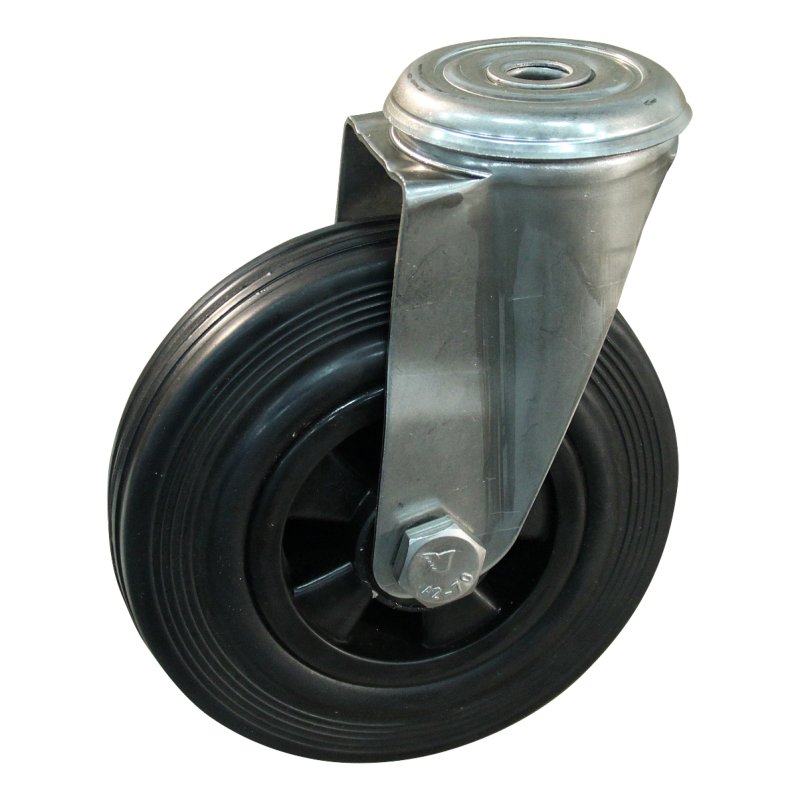 roulette pivotante 160mm série 01 ᠆ 30 trou pour boulon palier lisse