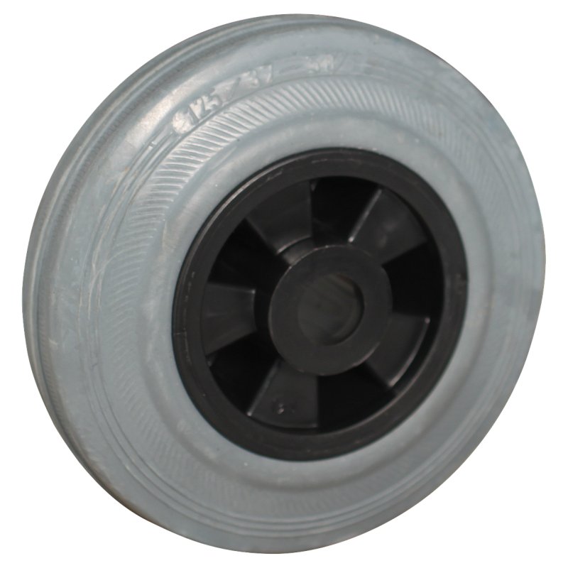 roulette pivotante avec frein 125mm serie 11 ᠆ 30 trou pour boulon roulement à aiguilles éxécution inox