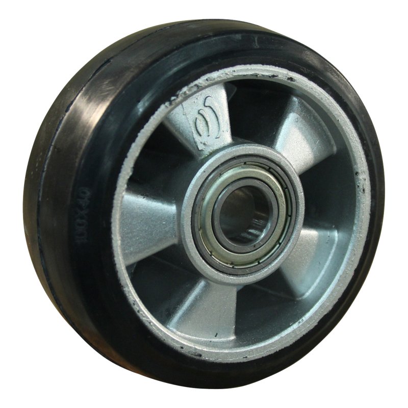 roulette pivotante 100mm série 10 ᠆ 10 trou pour boulon roulement à billes