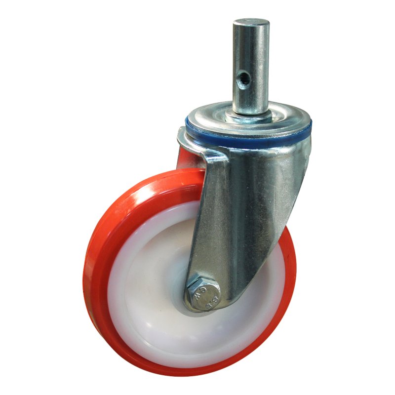roulette pivotante 100mm série 27 ᠆ 15 goupille palier lisse