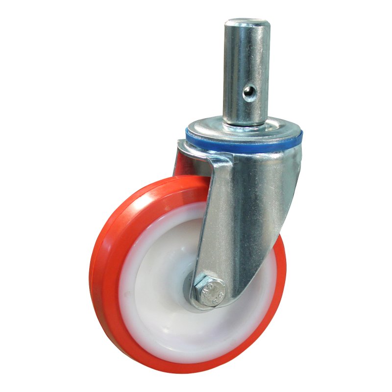 roulette pivotante 125mm série 27 ᠆ 15 goupille palier lisse