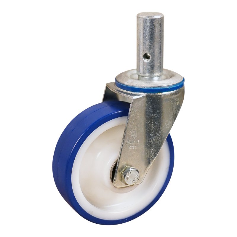 roulette pivotante 125mm série 27 ᠆ 15 goupille roulement à billes