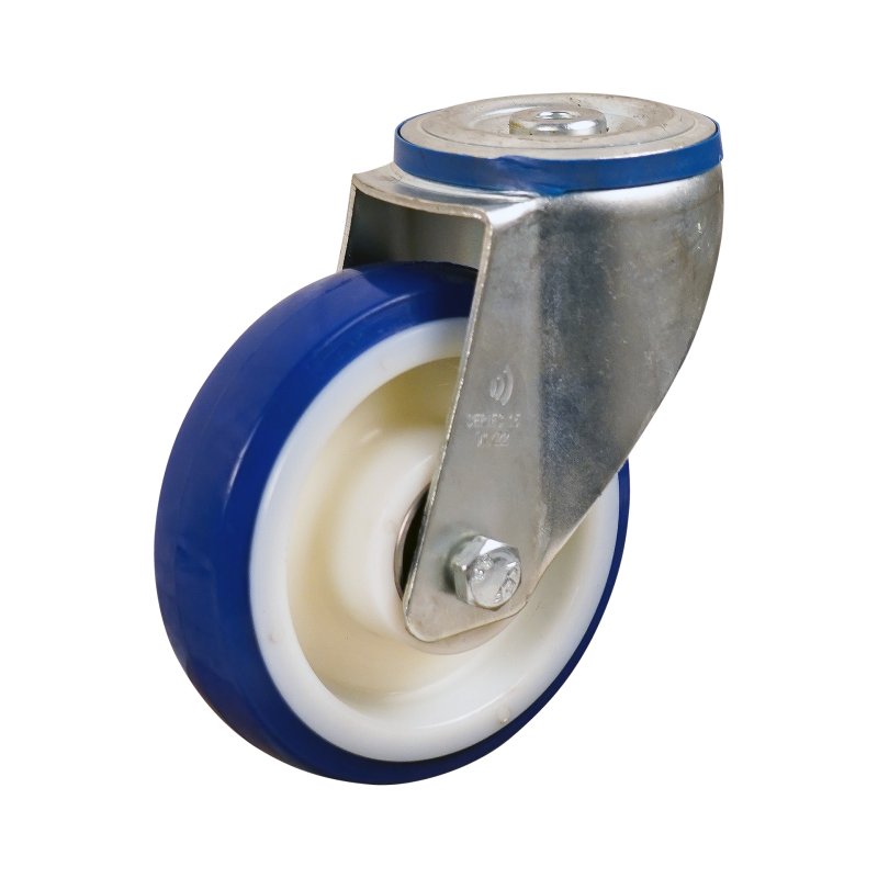roulette pivotante 150mm série 27 ᠆ 15 trou pour boulon roulement à billes