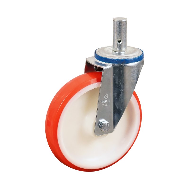 roulette pivotante 175mm série 27 ᠆ 15 goupille palier lisse