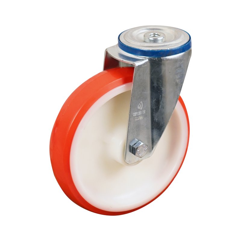 roulette pivotante 200mm série 27 ᠆ 15 trou pour boulon roulement à rouleaux