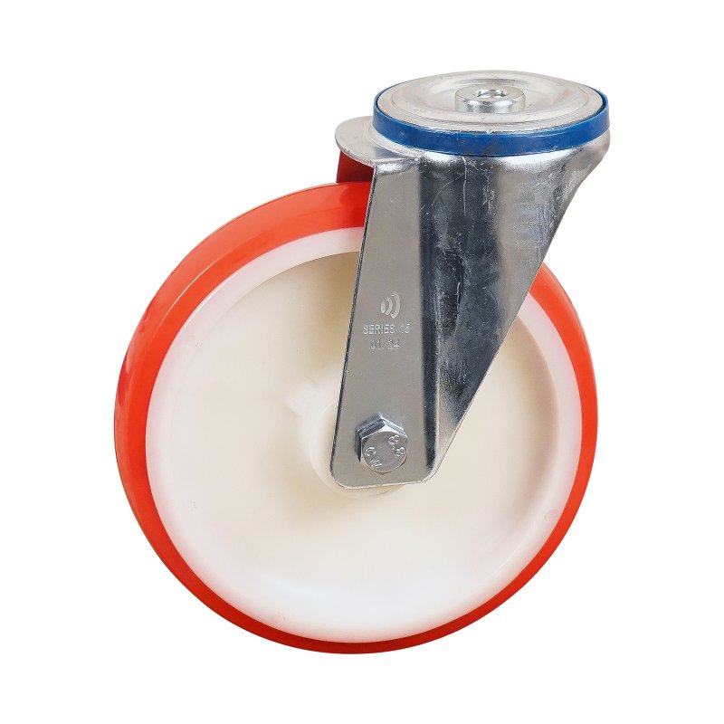 roulette pivotante 200mm série 27 ᠆ 15 trou pour boulon roulement à rouleaux