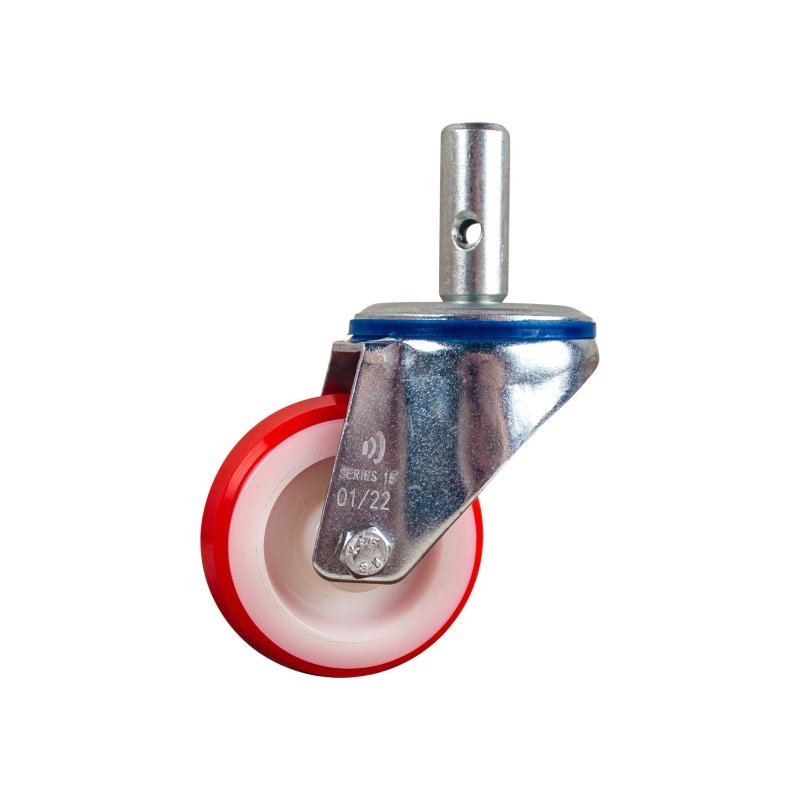 roulette pivotante 80mm série 27 ᠆ 15 goupille palier lisse