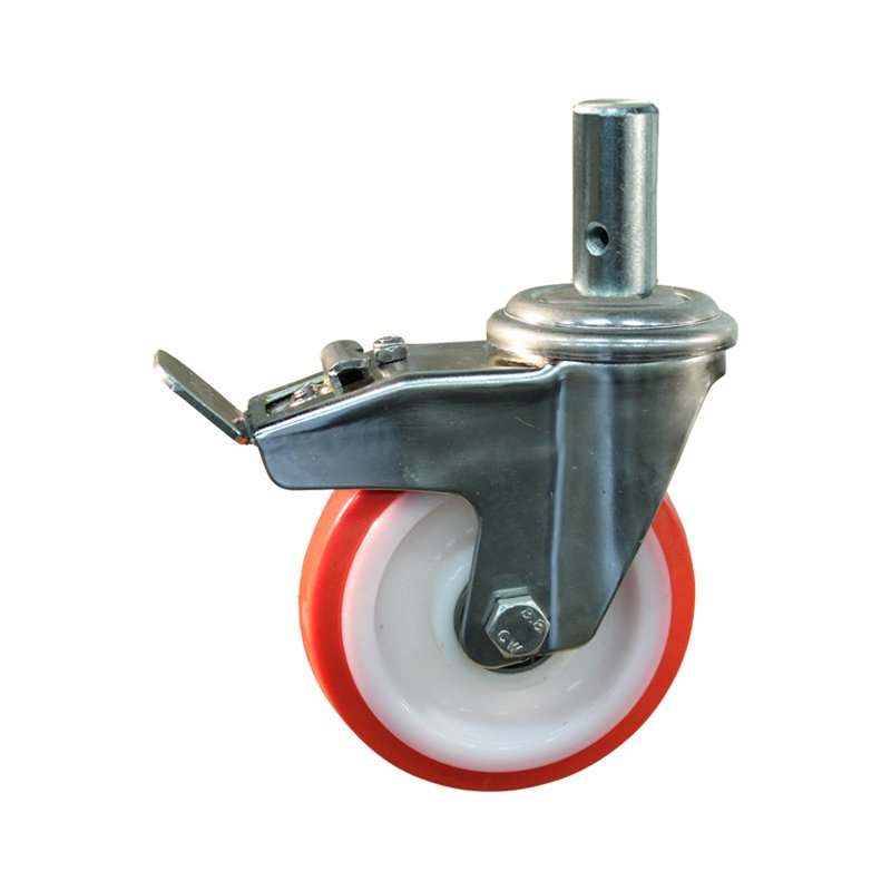 roulette pivotante avec frein 150mm série 27 ᠆ 15 goupille roulement à billes
