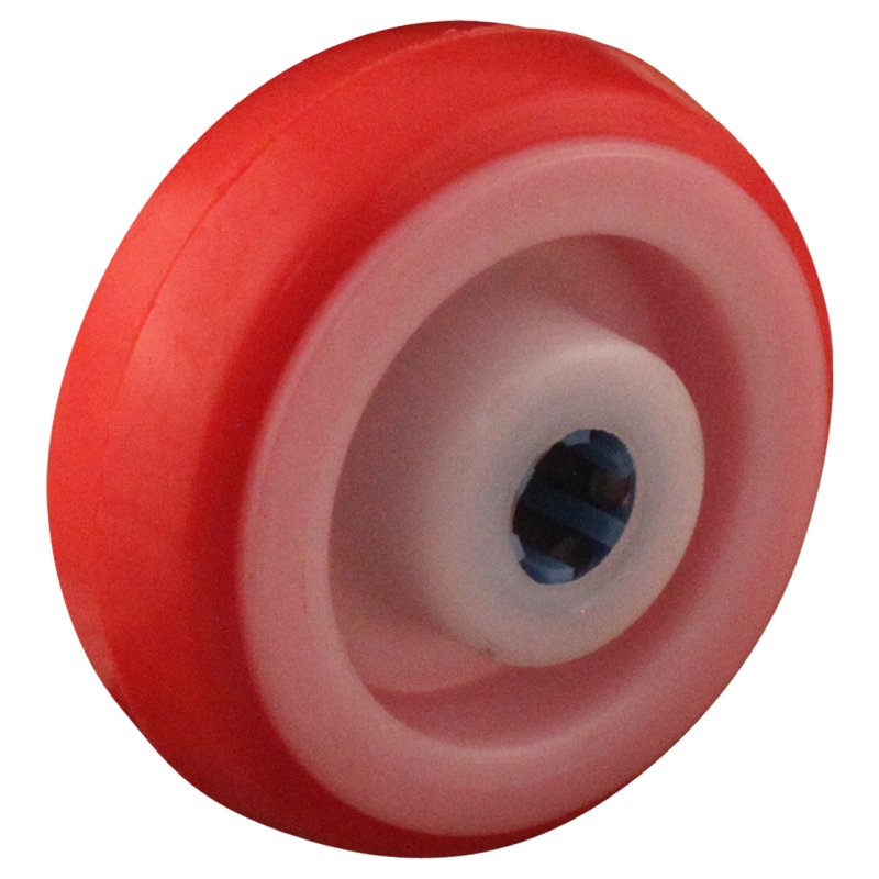 roulette pivotante avec frein 80mm série 27 ᠆ 15 trou pour boulon roulement à aiguilles éxécution inox