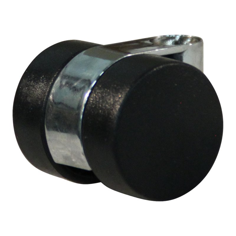roulette pivotante 30mm série 65 - 77 Pin lisse avec bague d'arrêt palier lisse