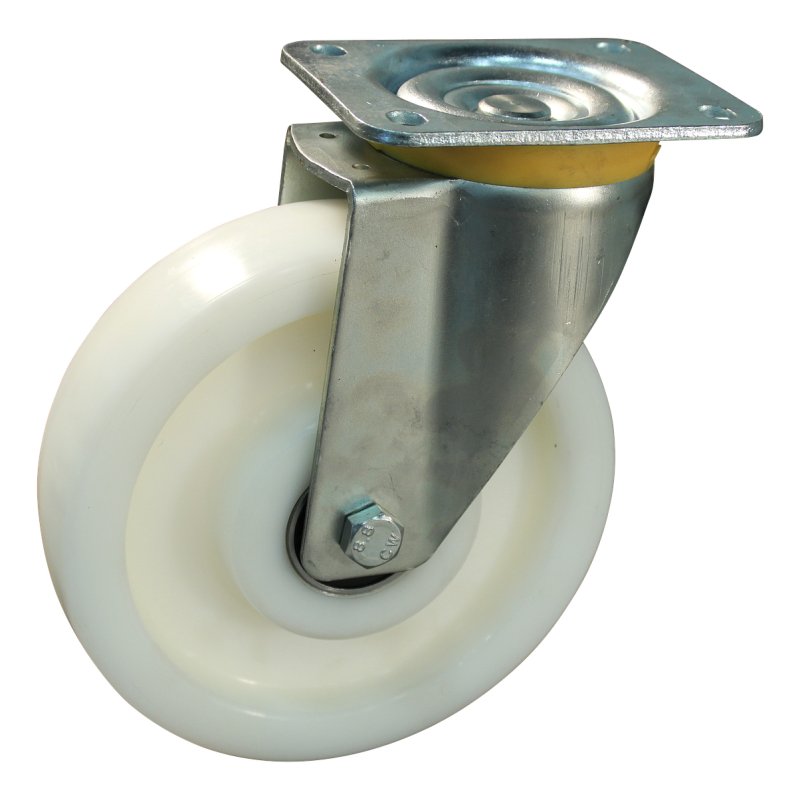 roulette pivotante 200mm serie 33 ᠆ 16 montage de la plaque palier lisse