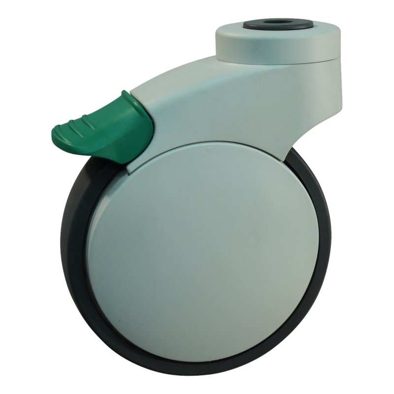 roulette pivotante avec blocage directionnel 125mm bouwgroep 88X ᠆ 88 trou pour boulon roulement à billes