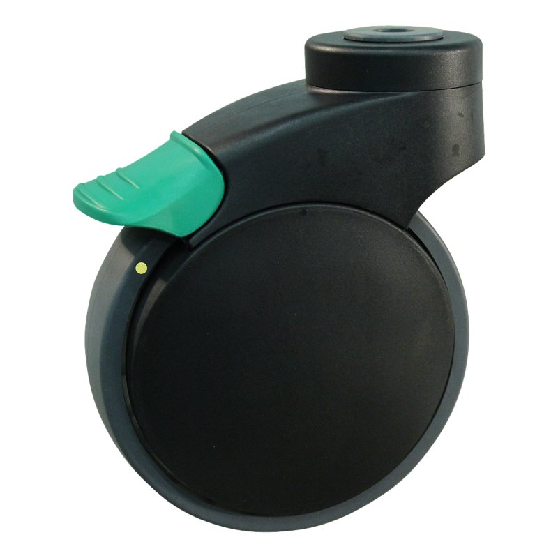 roulette pivotante avec blocage directionnel 125mm bouwgroep 88X ᠆ 88 trou pour boulon roulement à billes