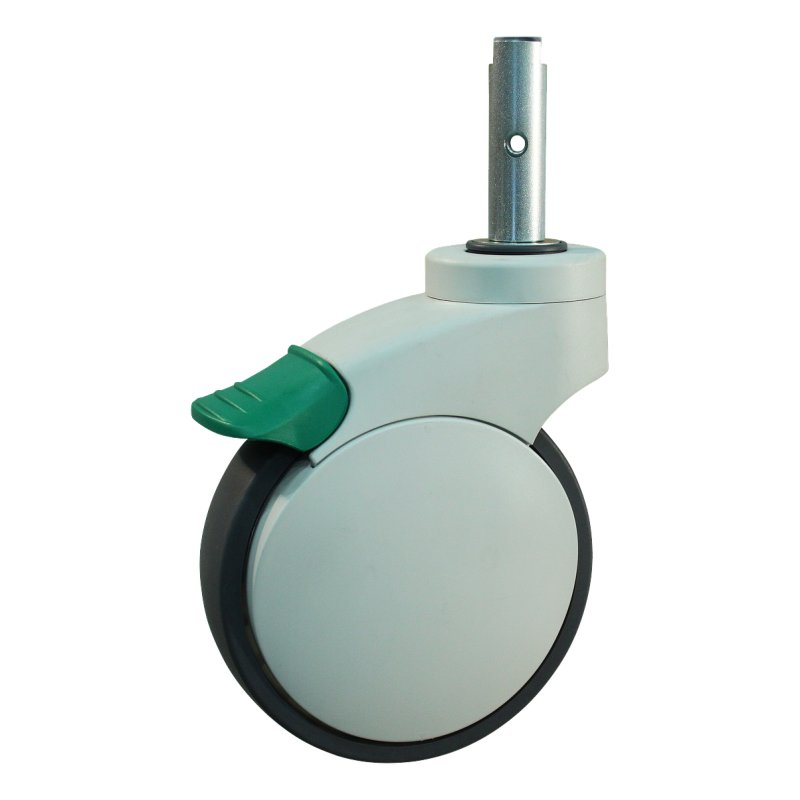 roulette pivotante avec blocage directionnel 125mm bouwgroep 88X ᠆ 88 goupille roulement à billes