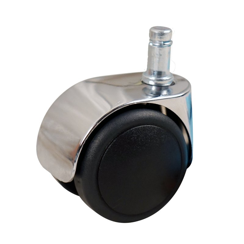 roulette pivotante 50mm serie 74 - 67 Pin lisse avec bague d'arrêt palier lisse
