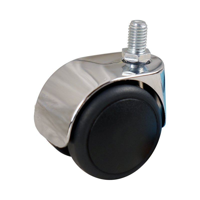 roulette pivotante 50mm serie 74 - 67 draadstift M10 palier lisse