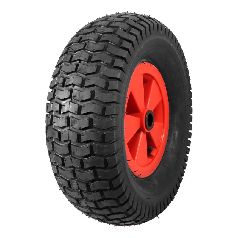 pneu + roue 16x6.50-8 2.50Ax8 NL75mm plastique V-3502 Rouge