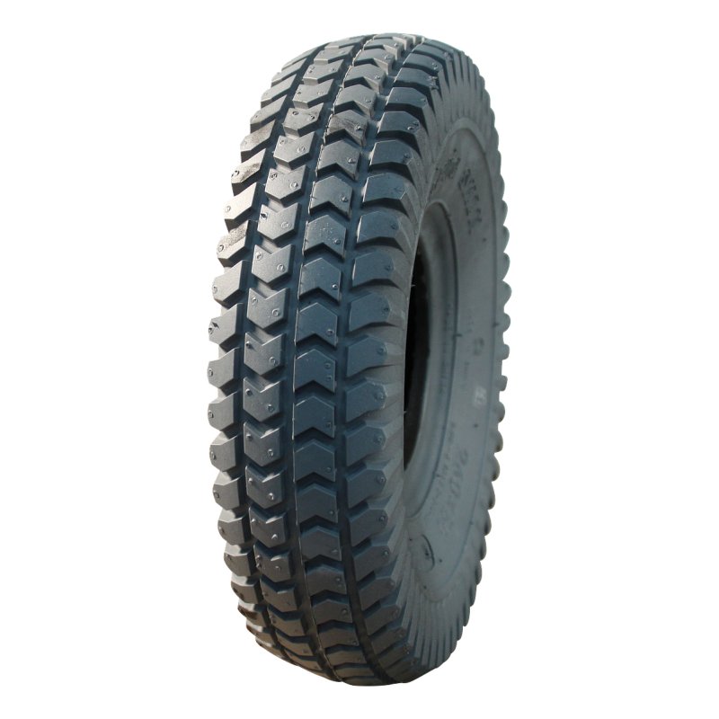 pneu + roue 3.00-4 2.10x4 ET0 roulement à rouleaux Ø25 NL75mm plastique C-248 Rouge