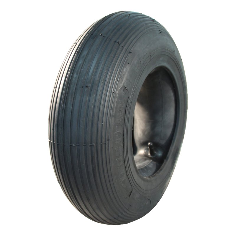 pneu + roue 4.80/4.00-8 2.50Ax8 ET0 NL88mm plastique V-5501A Rouge