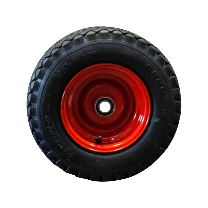 pneu + roue 16x6.50-8 5.50Bx8H2 ET0 NL100mm métal HF-213 Rouge
