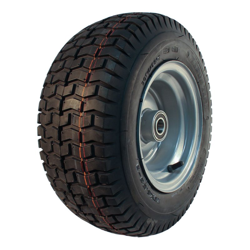 pneu + roue 16x6.50-8 5.50Ax8H2 ET0 NL90mm métal V-3502 gris
