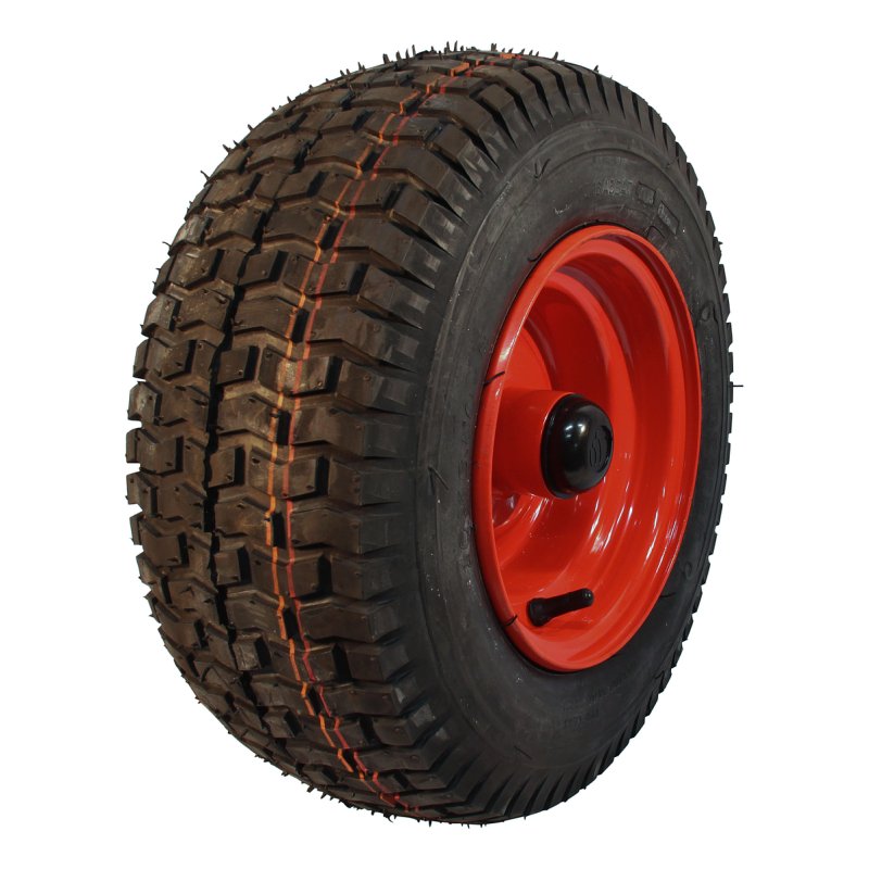 pneu + roue 16x6.50-8 3.00Dx8H2 ET0 NL88mm métal V-3502 Rouge