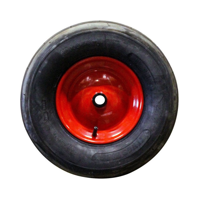 pneu + roue 16x6.50-8 2.50Ax8 ET0 roulement à rouleaux Ø25 NL75mm métal V-3503 Rouge