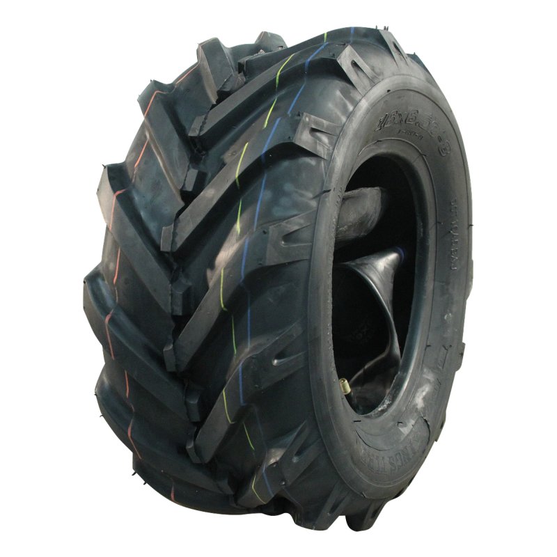 pneu + roue 16x6.50-8 5.50Bx8H2 ET0 NL100mm métal V-8501 Rouge