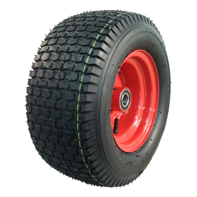 pneu + roue 16x7.50-8 5.50Bx8H2 ET0 NL100mm métal HF-224 Rouge