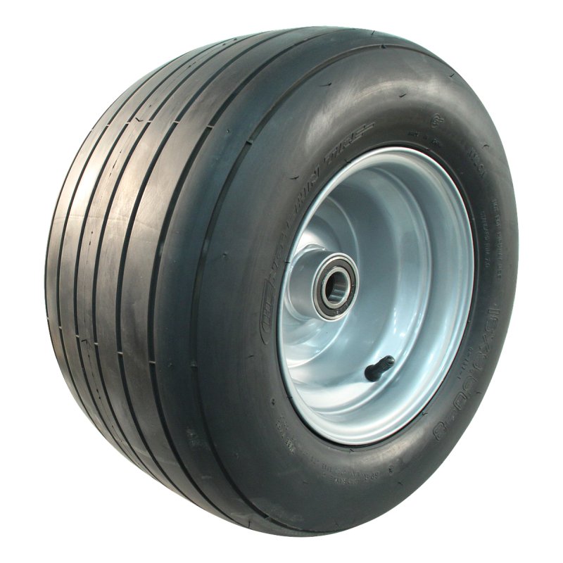 pneu + roue 16x9.50-8 7.00Ax8H2 ET0 NL90mm métal C-737 gris