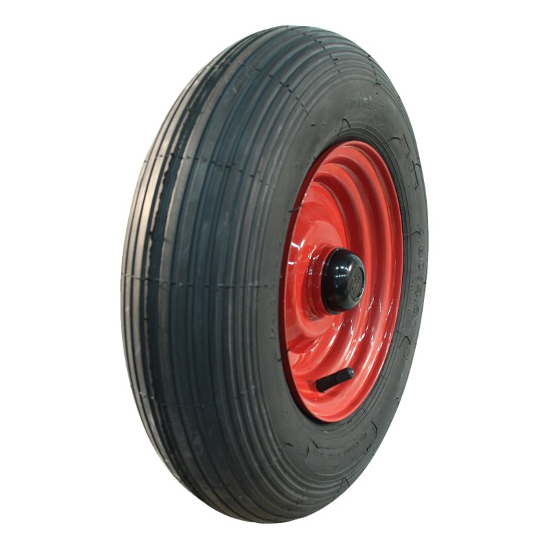 pneu + roue 18x8.50-8 7.00Bx8H2 ET0 NL150mm métal V-3503 Rouge