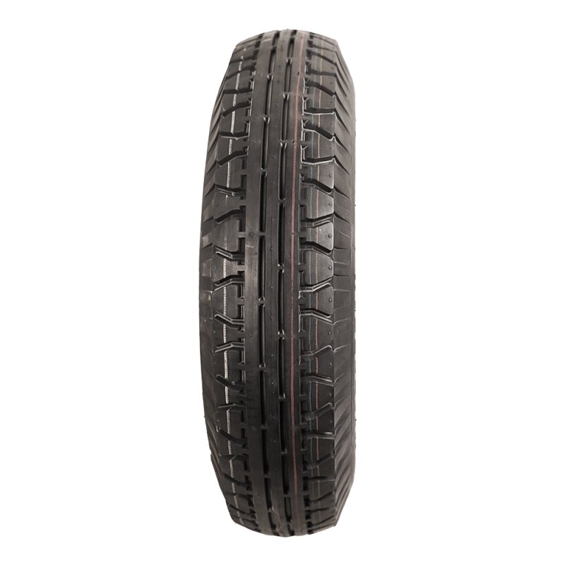 pneu + roue 4.00-8 2.50Ax8H2 ET0 NL90mm métal V-40 Rouge
