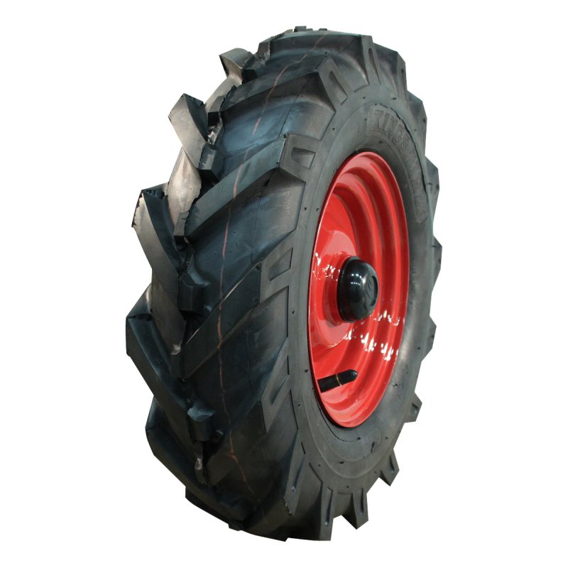 pneu + roue 4.80/4.00-8 (122/90-8) 2.50Ax8H2 ET-17 NL88mm métal V-8501 Rouge