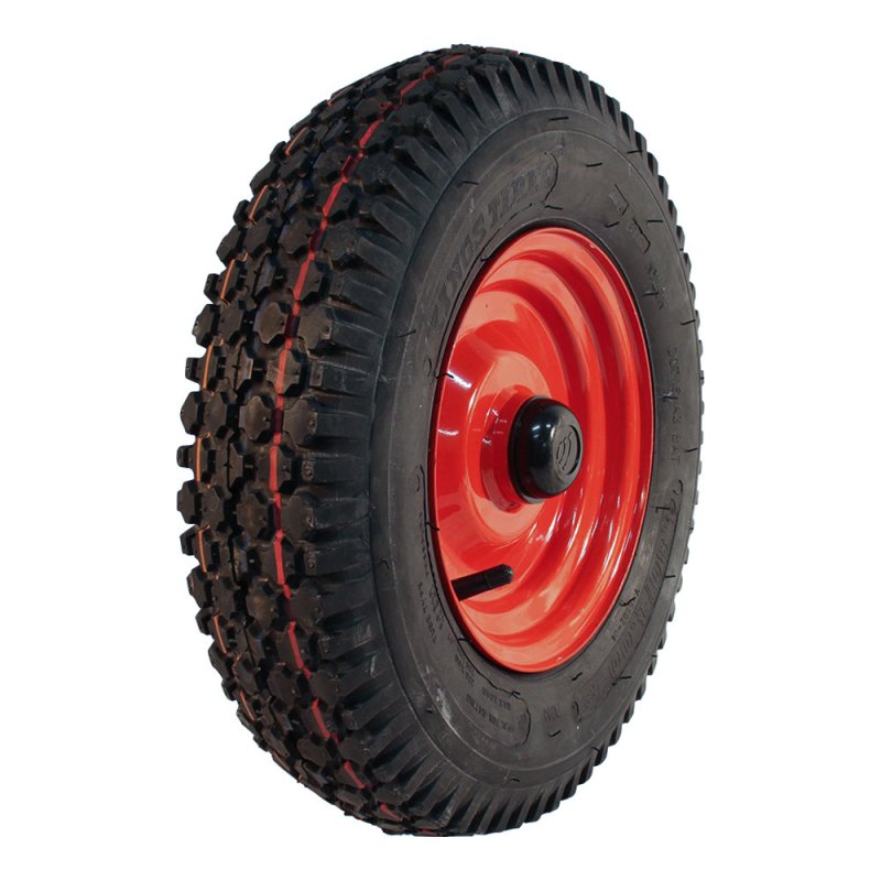 pneu + roue 4.80/4.00-8 2.50Ax8H2 ET-17 NL88mm métal S-2202 Rouge