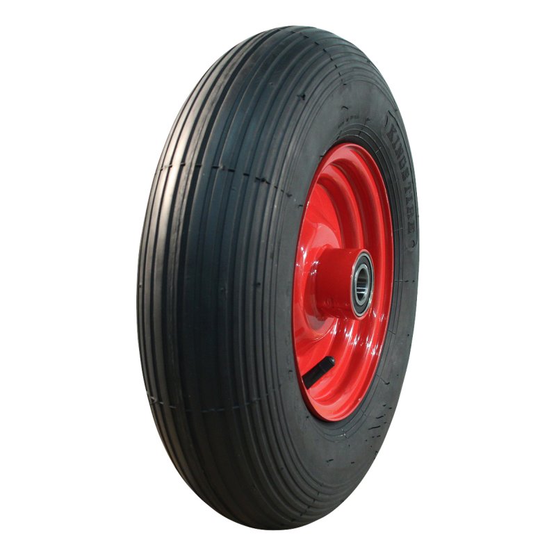 pneu + roue 4.80/4.00-8 2.50Ax8H2 ET0 NL100mm métal S-2301 Rouge
