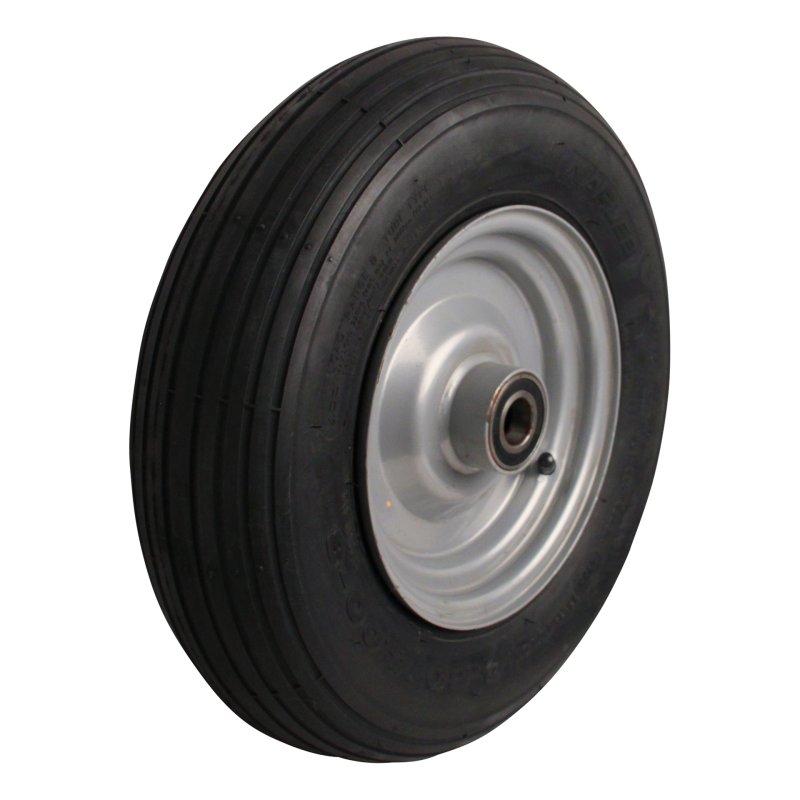 pneu + roue 4.80/4.00-8 2.50Ax8H2 ET0 NL90mm métal S-2301 gris