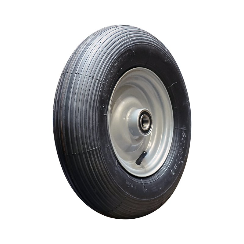 pneu + roue 4.80/4.00-8 2.50Ax8H2 ET0 NL90mm métal V-5501A gris