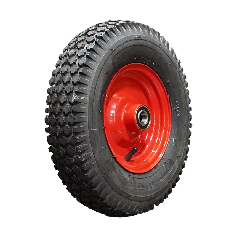 pneu + roue 4.80/4.00-8 2.50Ax8H2 ET0 NL100mm métal V-6602 Rouge