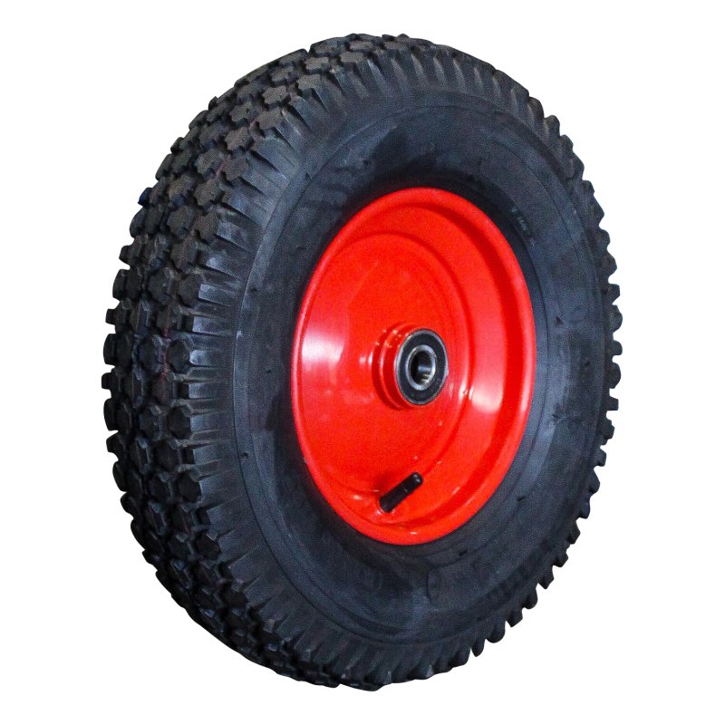 pneu + roue 4.80/4.00-8 2.50Ax8H2 ET0 NL75mm métal V-6602 Rouge