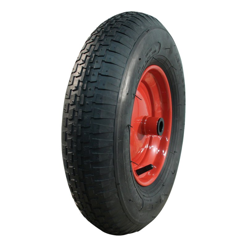 pneu + roue 4.80/4.00-8 2.50Ax8H2 ET0 NL69mm métal V-6635 Rouge