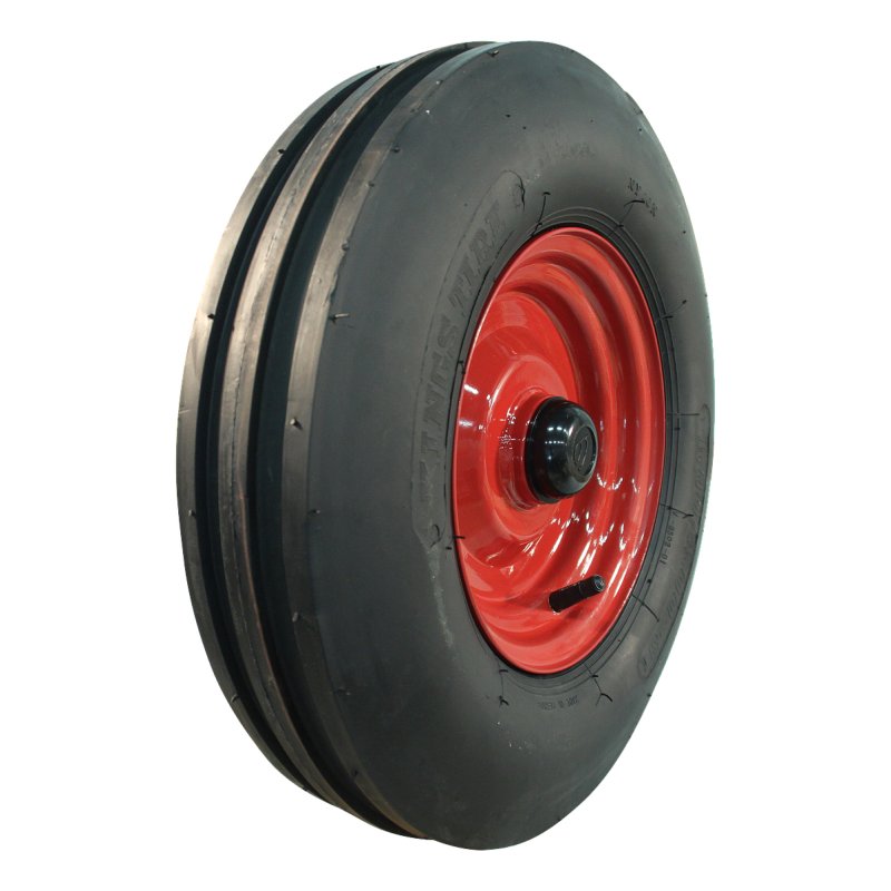 pneu + roue 4.80/4.00-8 2.50Ax8H2 ET-17 NL88mm métal V-8502 Rouge
