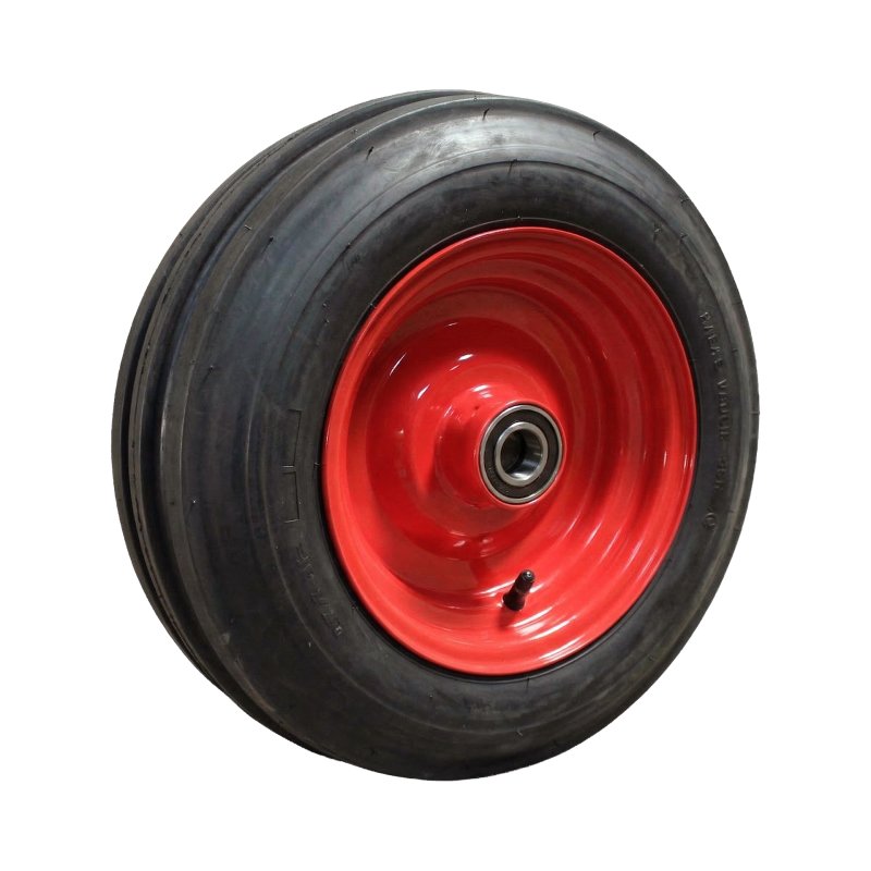 pneu + roue 4.80/4.00-8 2.50Ax8H2 ET0 NL100mm métal V-8502 Rouge