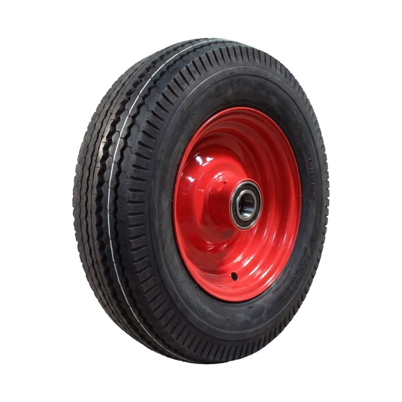 pneu + roue 5.00-8 2.50Ax8H2 ET0 NL100mm métal HF-214 Rouge