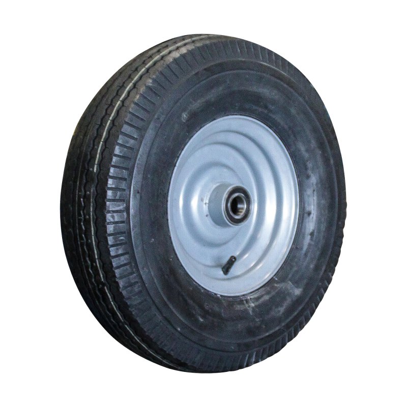pneu + roue 5.00-8 3.00Dx8H2 ET0 NL100mm métal HF-214 gris