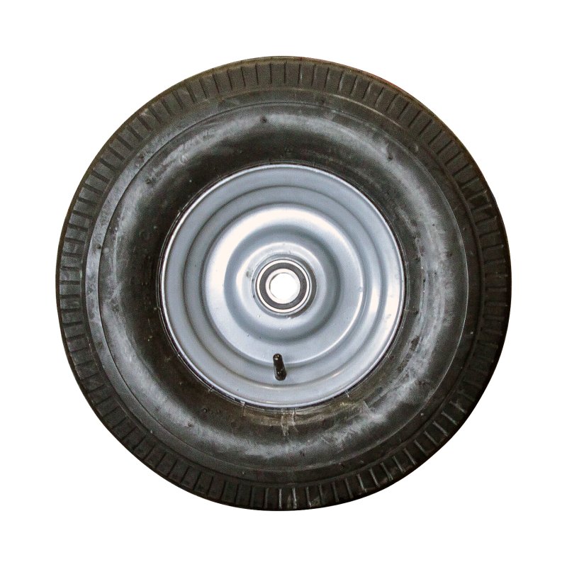 pneu + roue 5.00-8 3.00Dx8H2 ET0 NL100mm métal HF-214 gris