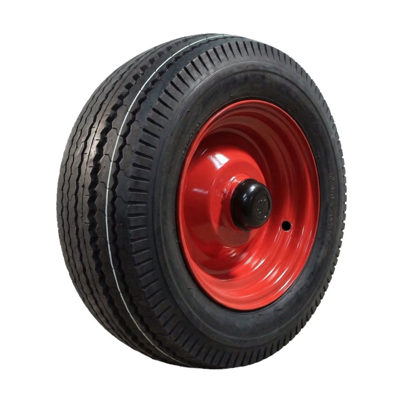 pneu + roue 5.00-8 3.00Dx8H2 ET0 NL88mm métal HF-214 Rouge