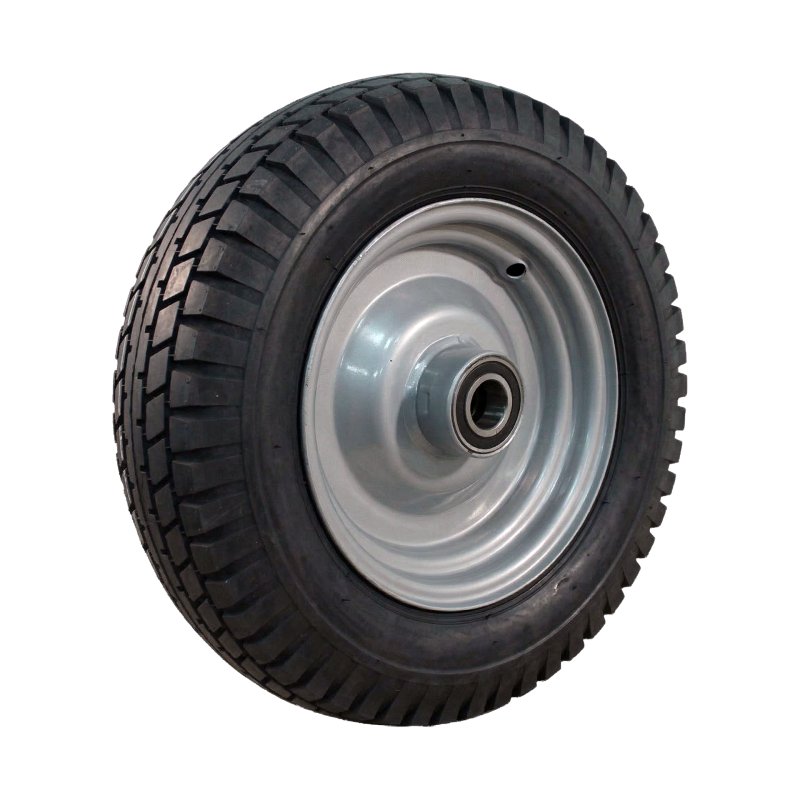 pneu + roue 5.00-8 2.50Ax8H2 ET0 NL90mm métal HF-223 gris
