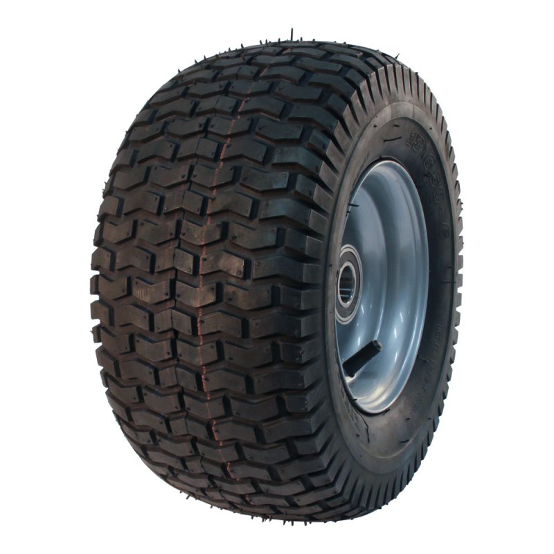 pneu + roue 13x6.50-6 4.50Ax6 ET0 NL90mm métal V-3502 gris